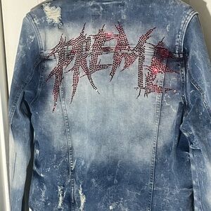 Preme jean jacket size medium